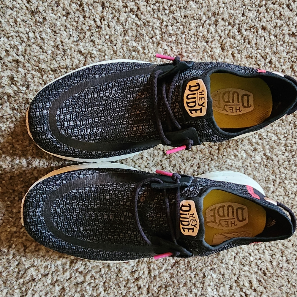 Hey Dude Black Casual Shoes